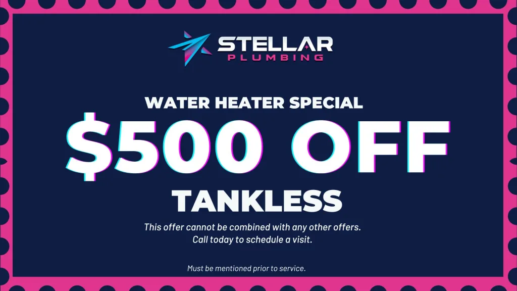 Water Heater Special $500 Off Tankless